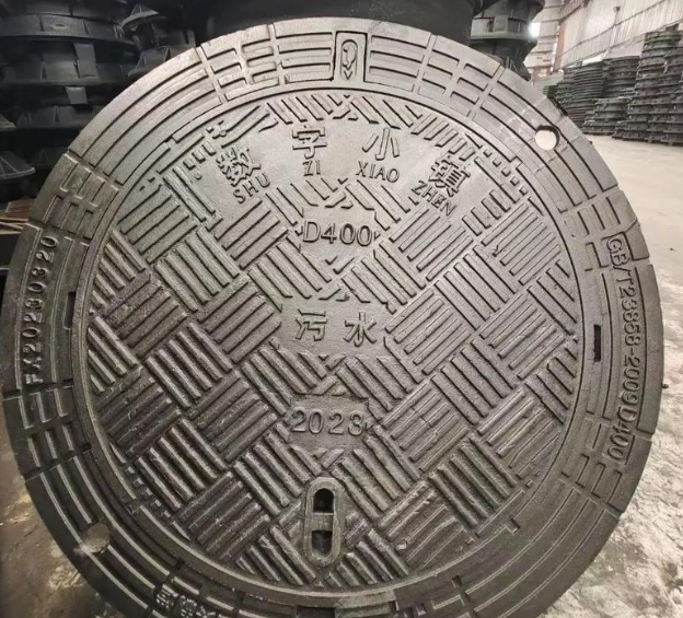 乡宁球墨铸铁防沉降井盖展示